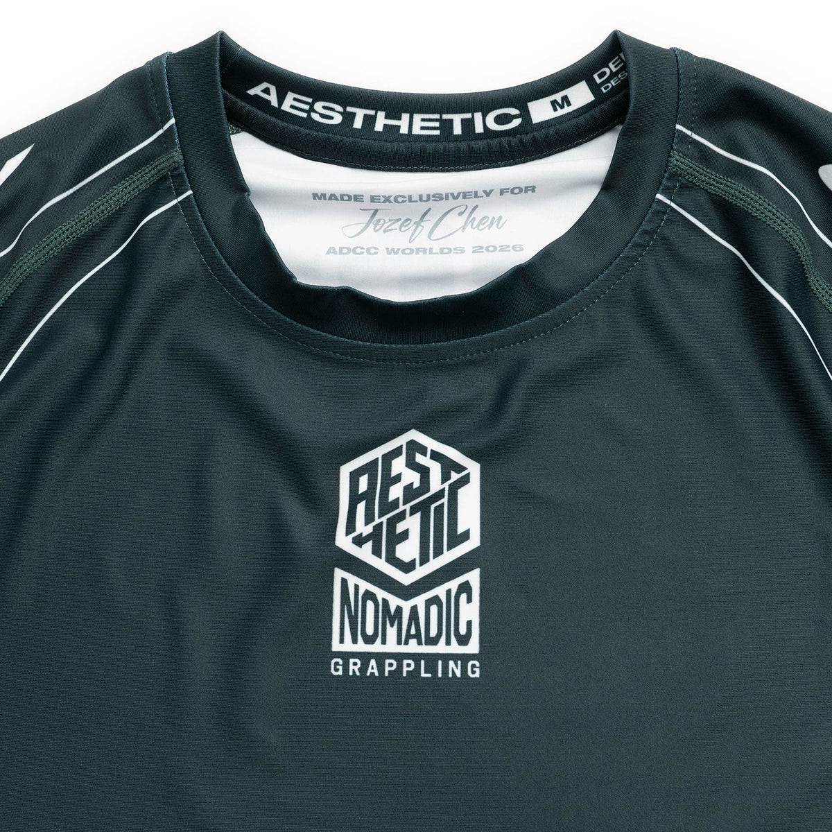 'Petrol Blue' ADCC 2026 Jozef Chen Short Sleeve Rashguard
