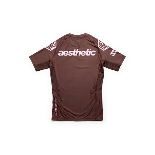 Axis Short Sleeve Rashguard (Chestnut Brown)