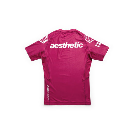 Axis Short Sleeve Rashguard (Ruby Red)