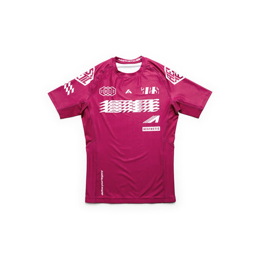 Axis Short Sleeve Rashguard (Ruby Red)