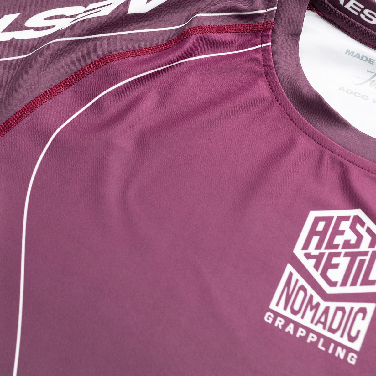 'Merlot' ADCC 2026 Jozef Chen Short Sleeve Rashguard