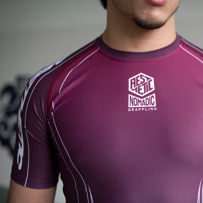 'Merlot' ADCC 2026 Jozef Chen Short Sleeve Rashguard
