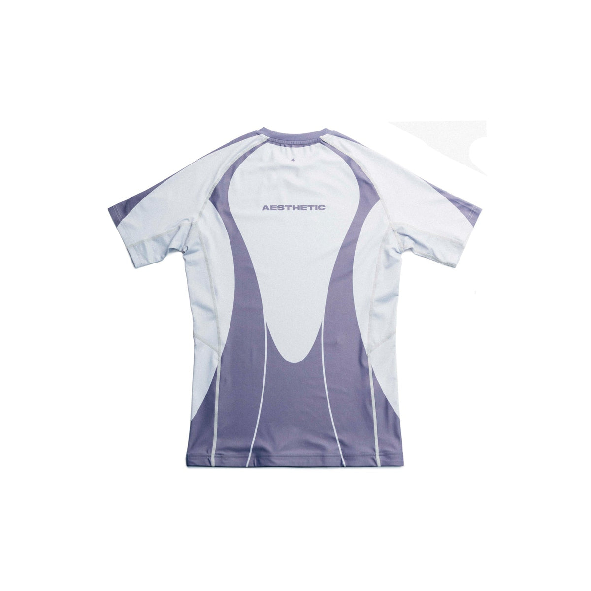 'Motion' Short Sleeve Rashguard (Deep Mauve)