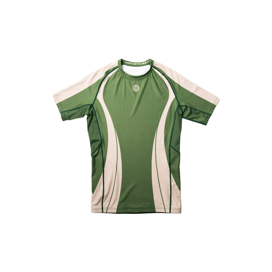 'Motion' Short Sleeve Rashguard (Hunter Green)