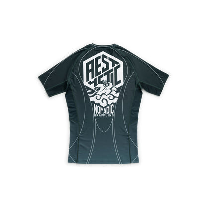 'Petrol Blue' ADCC 2026 Jozef Chen Short Sleeve Rashguard
